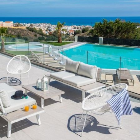 Orama Luxury Villa 4 Bedrooms With Private Pool Hersonissos  Luaran gambar