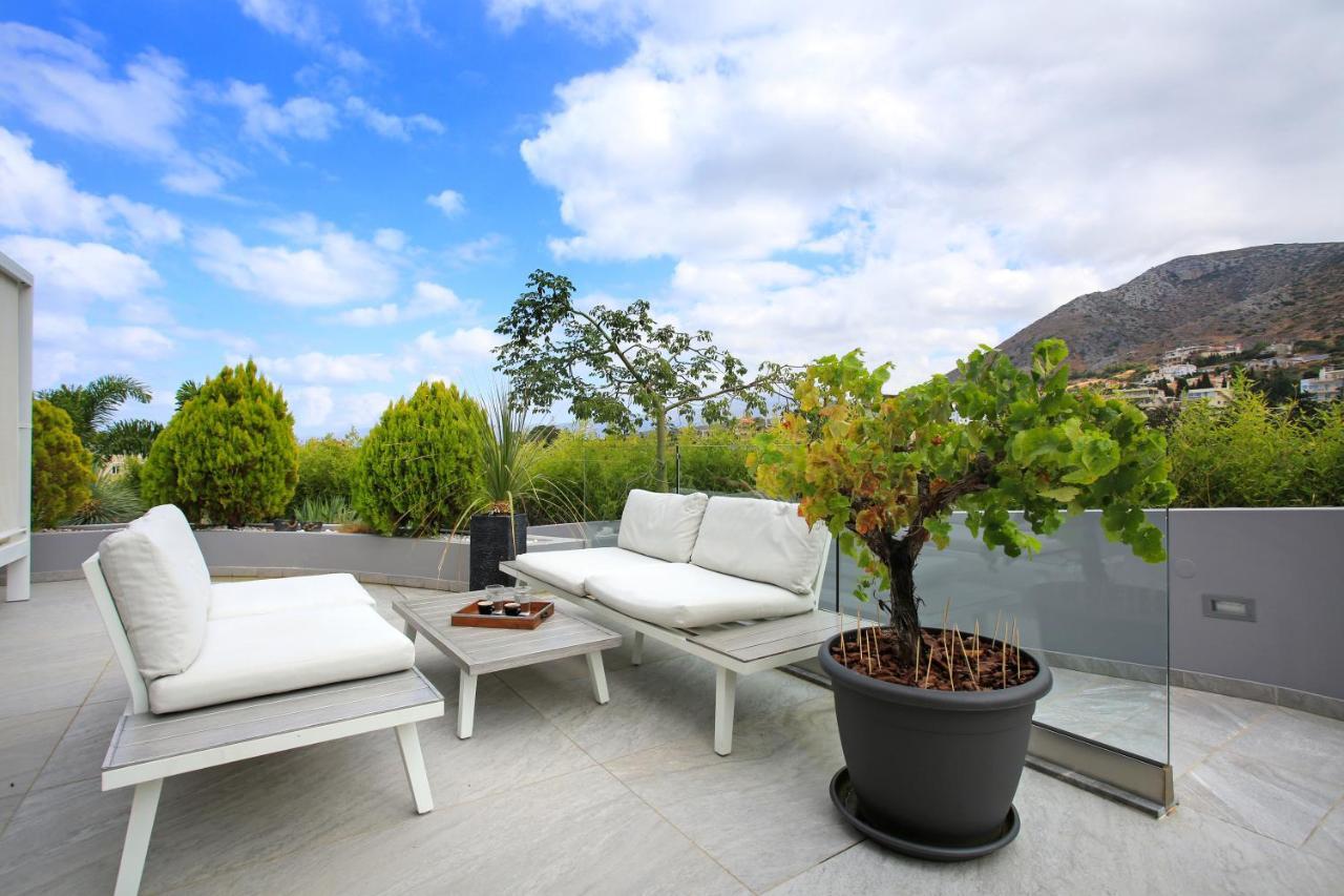 Orama Luxury Villa 4 Bedrooms With Private Pool Hersonissos  Luaran gambar