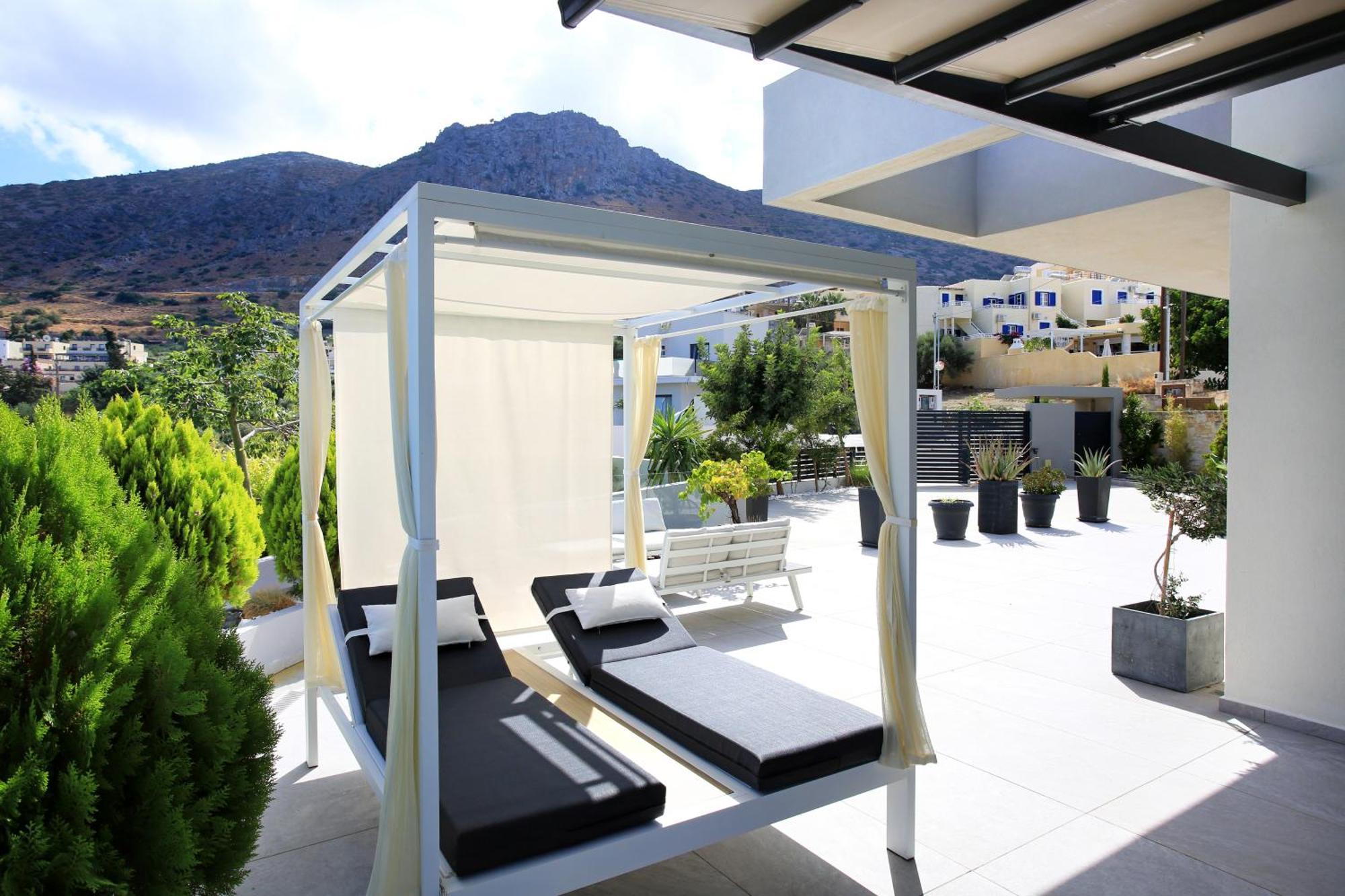 Orama Luxury Villa 4 Bedrooms With Private Pool Hersonissos  Luaran gambar